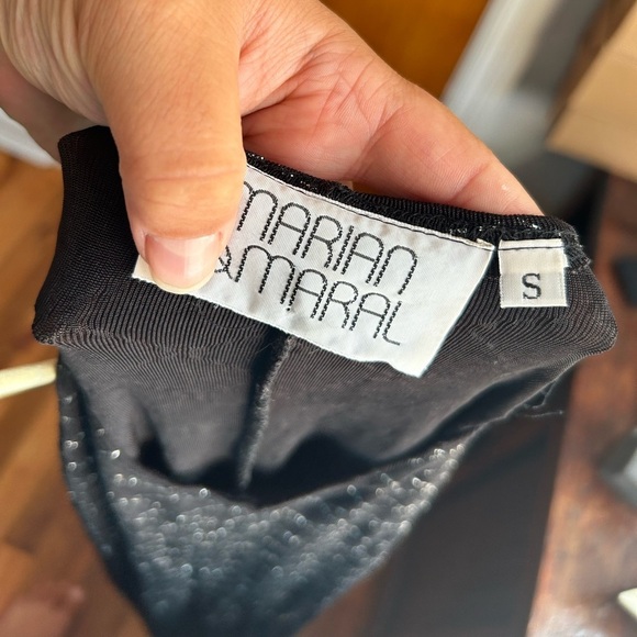 MARIAN & MARAL VINTAGE METALLIC DRESS - Picture 2 of 3